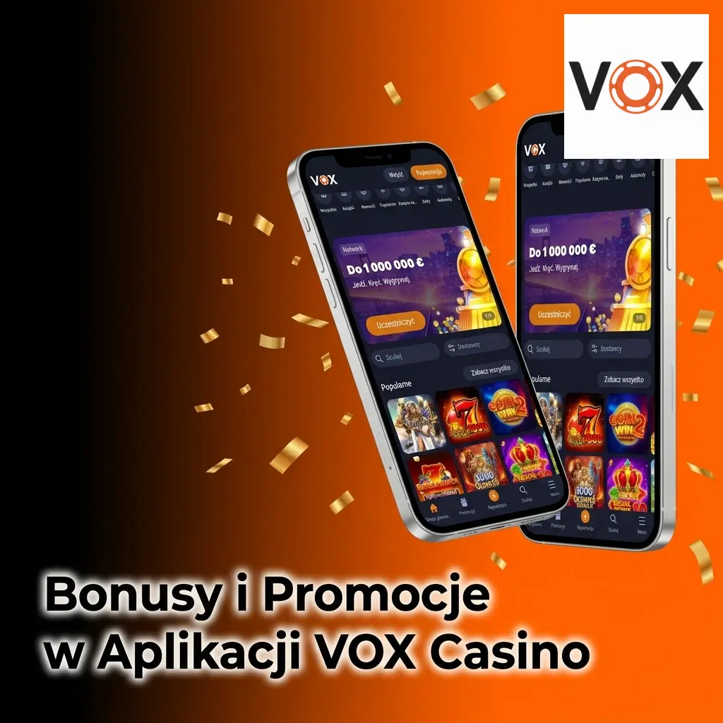 Bonusy i promocje w aplikacji VOX Casino – do 10 000 PLN i 600 darmowych spinów dla nowych graczy
