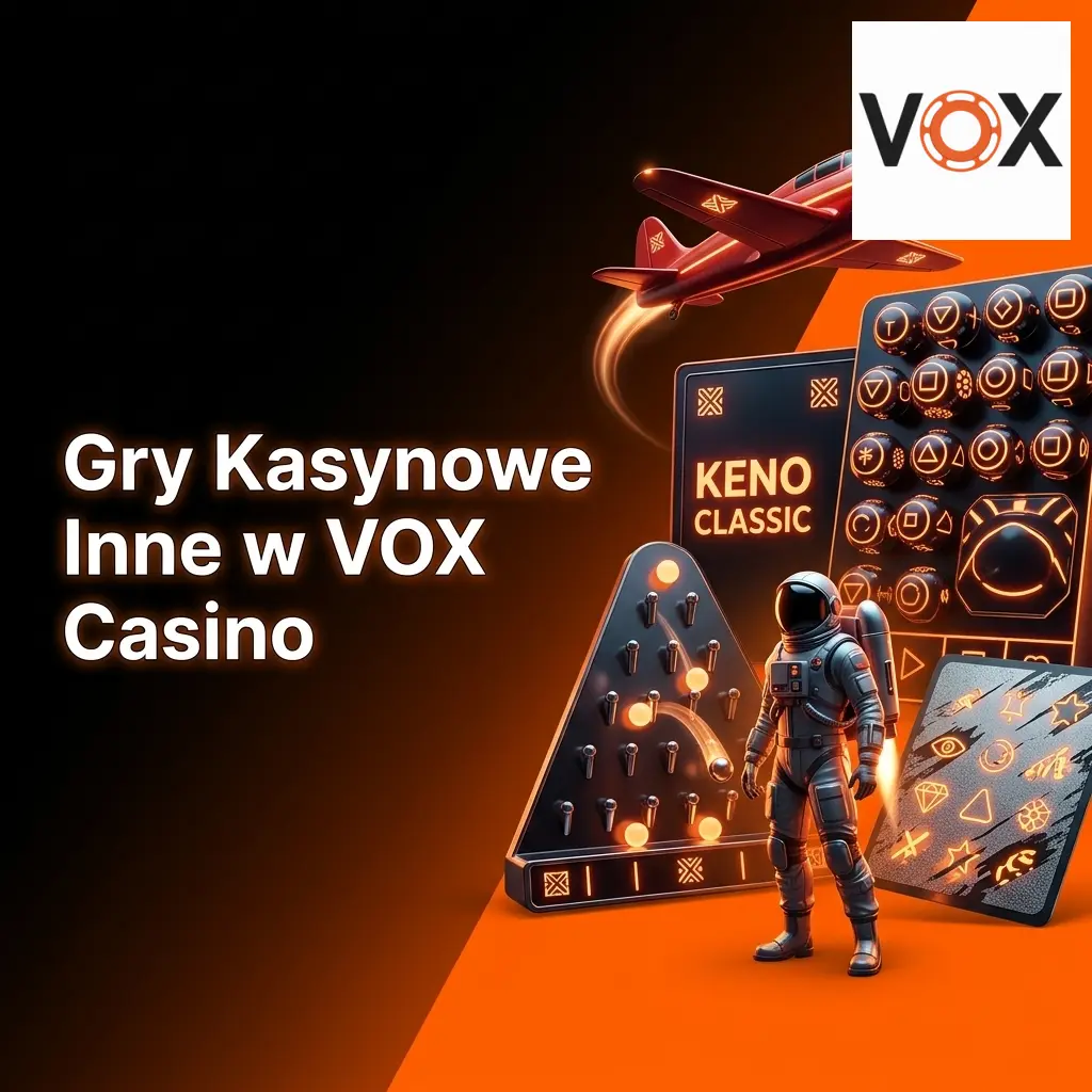 Gry kasynowe VOX Casino: scratch cards, keno, crash i instant win – Aviator, Plinko, Spaceman i więcej