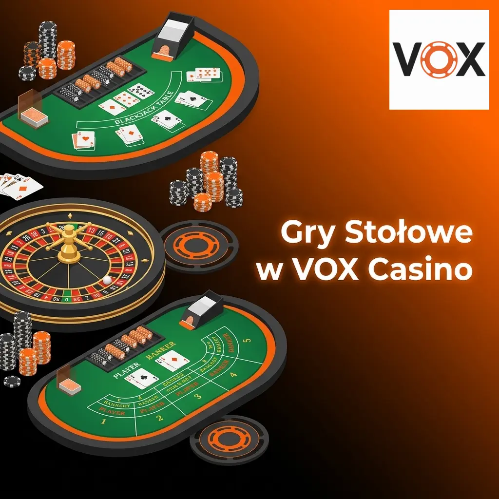 Gry stołowe w VOX Casino: blackjack, ruletka, bakarat i poker od NetEnt, Playtech i Evolution
