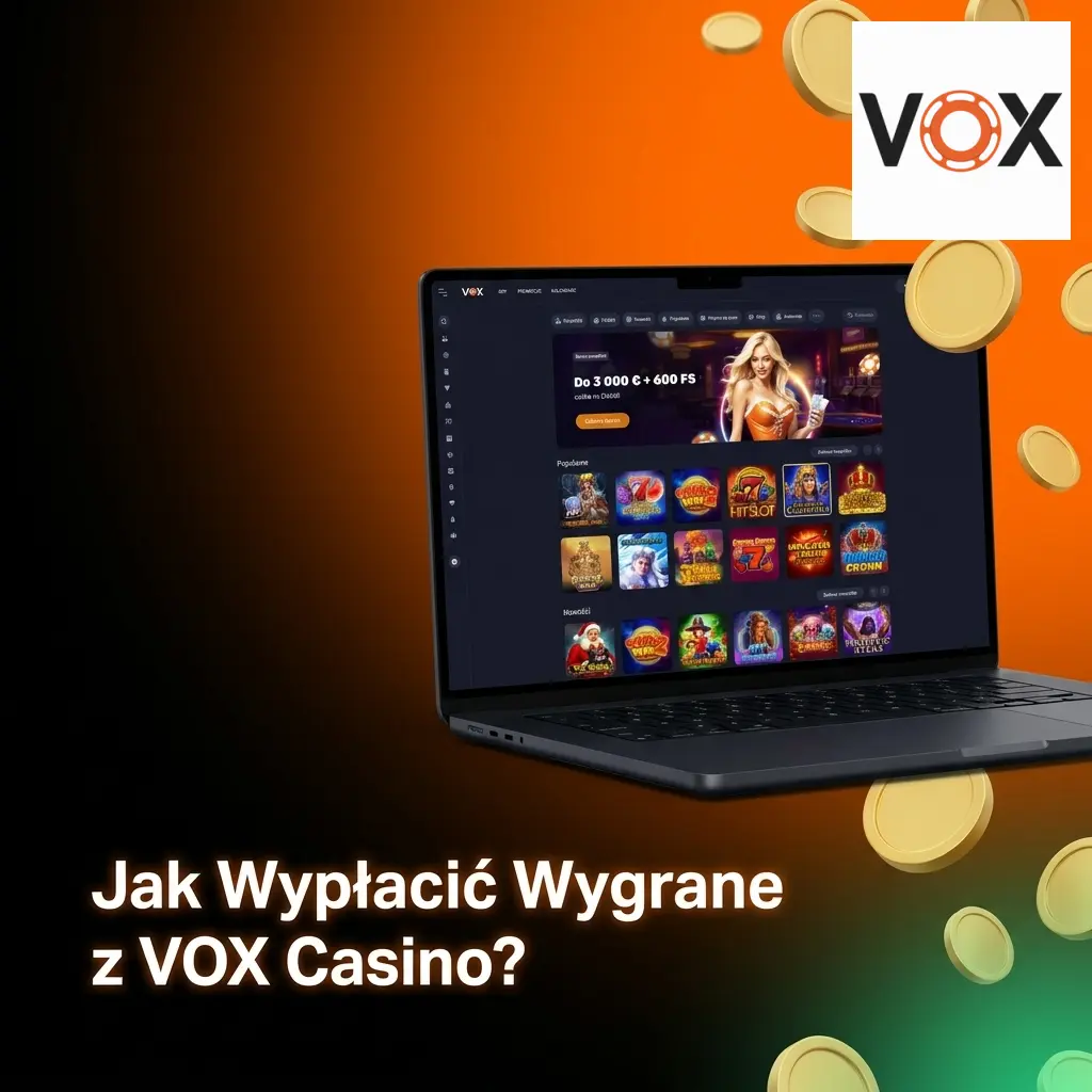 Instrukcja wypłaty wygranych z VOX Casino – kroki w panelu gracza, metody płatności i limity wypłat