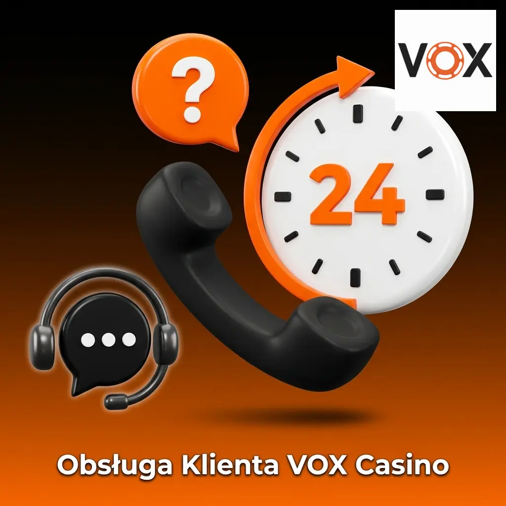 Obsługa klienta VOX Casino – czat na żywo i e-mail dostępne 24/7 dla graczy z Polski