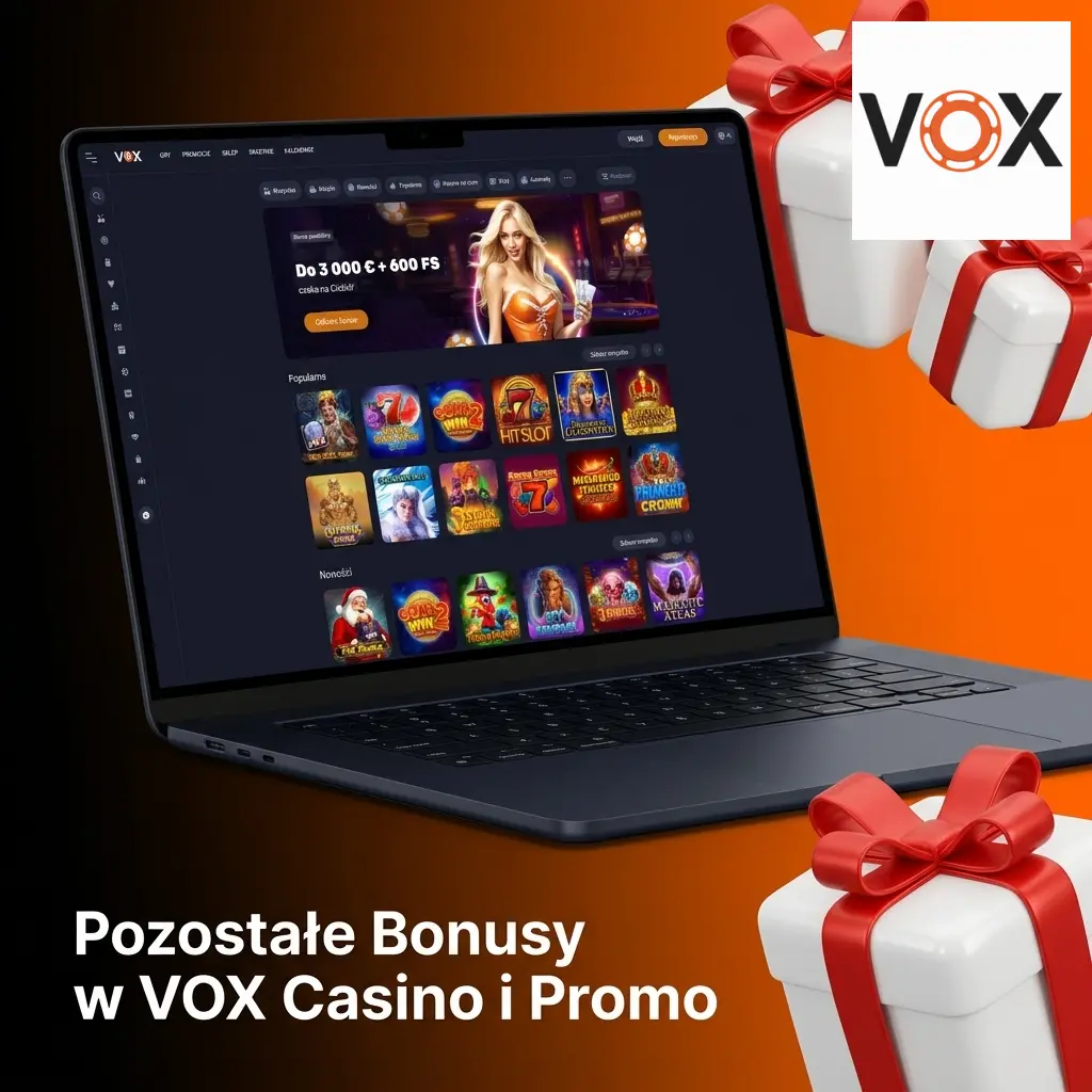 Tabela bonusów i promocji VOX Casino: cashback, reload, darmowe spiny, turnieje i program lojalnościowy