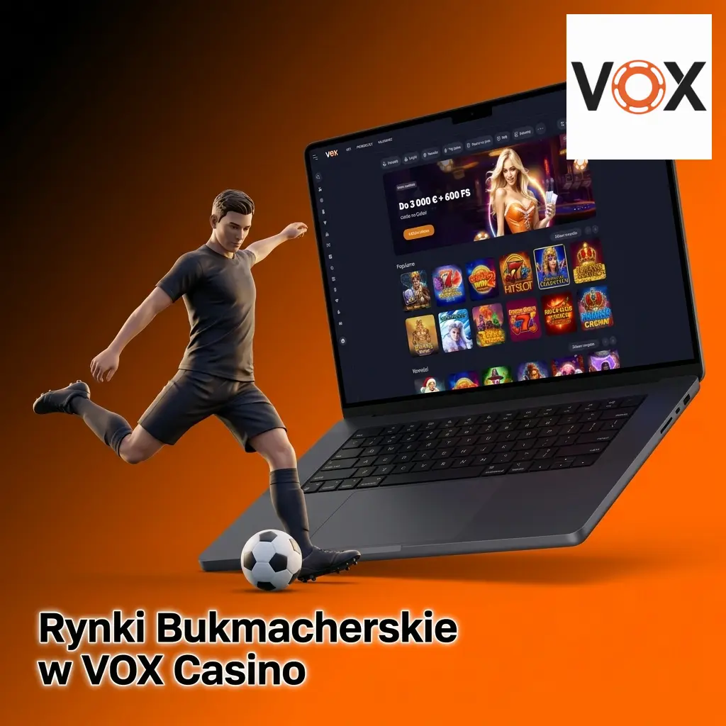 Rynki bukmacherskie VOX Casino – piłka nożna, koszykówka, tenis, sporty zimowe i esport