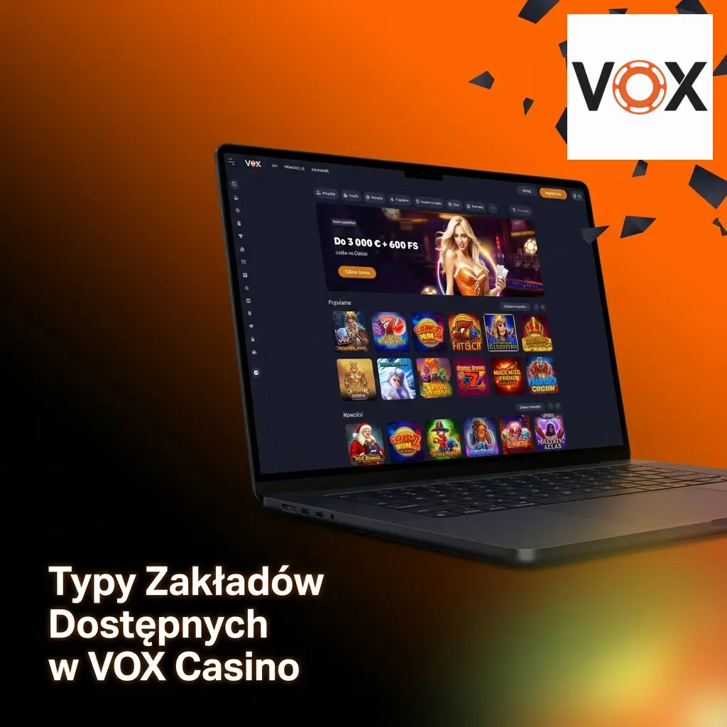Typy zakładów w VOX Casino: pojedynczy, akumulator, systemowy, handicap, over/under i HT/FT