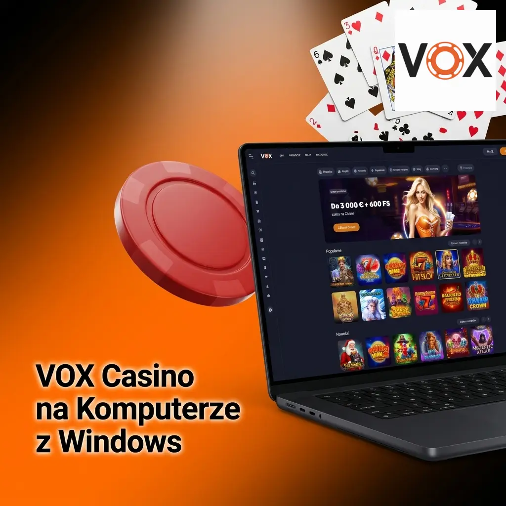 VOX Casino na Windows – pełna wersja przeglądarkowa bez instalacji, dostępna na Chrome, Firefox i Edge