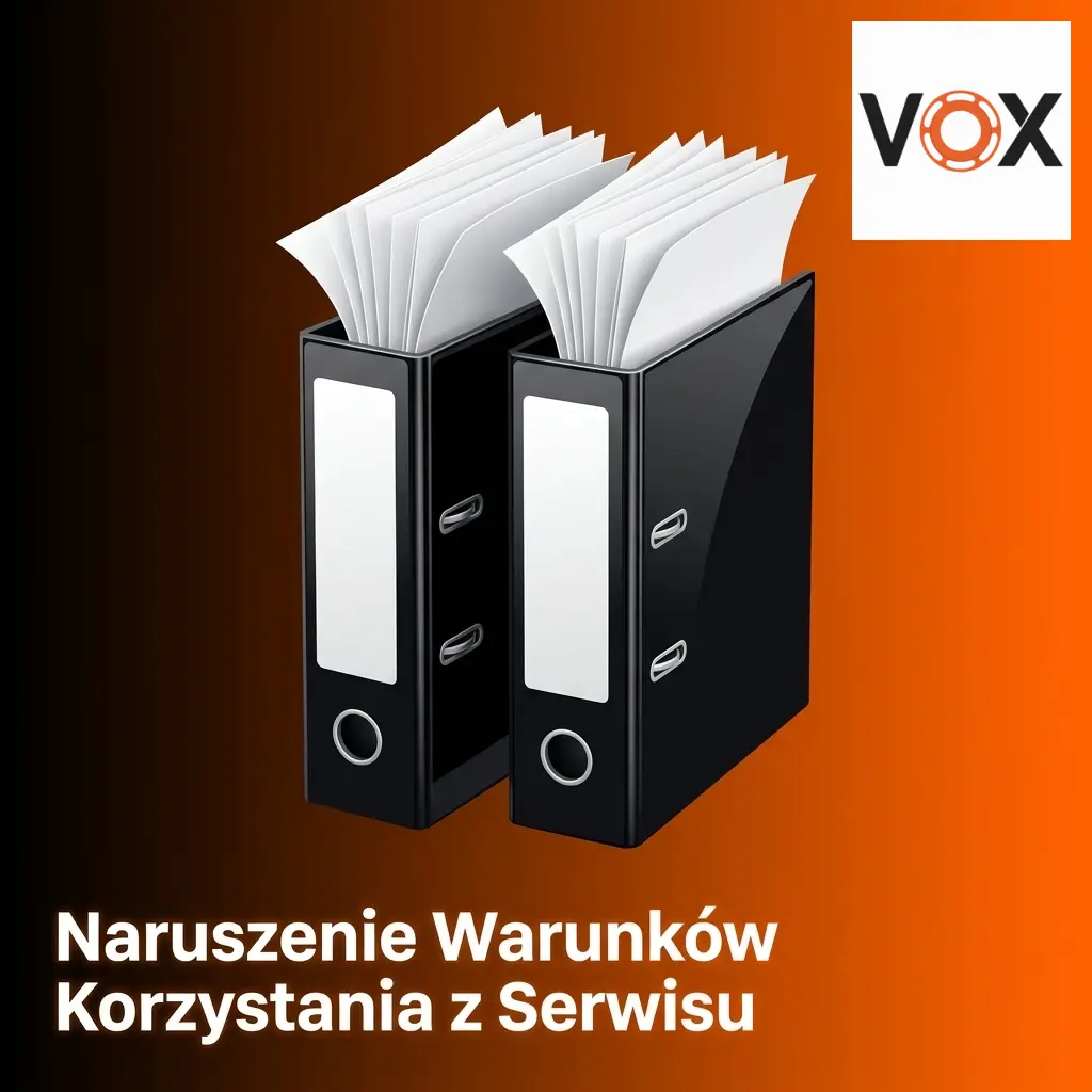 Naruszenia regulaminu VOX Casino: fałszywe dane, manipulacja zakładami, nadużycia bonusów, pranie pieniędzy