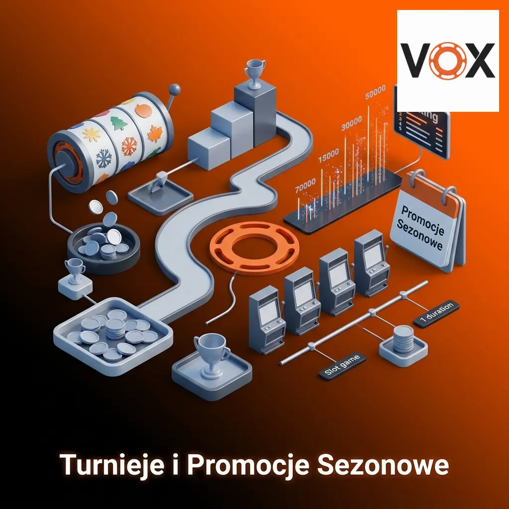 Turnieje slotowe i promocje sezonowe w VOX Casino – rywalizacja o nagrody pieniężne w rankingu graczy.